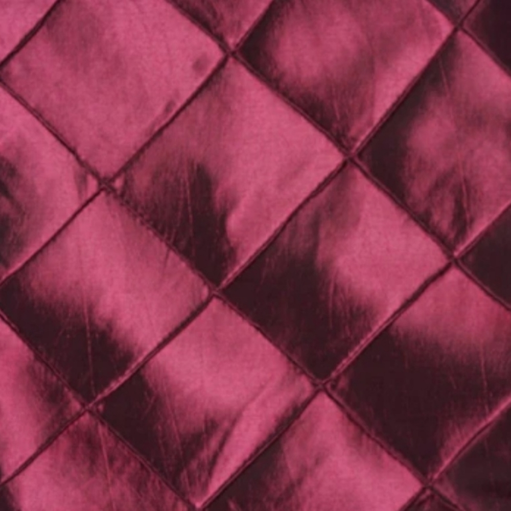 Burgundy Taffeta Table Runners